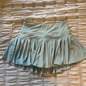 Light blue goldhinge dupe tennis skirt